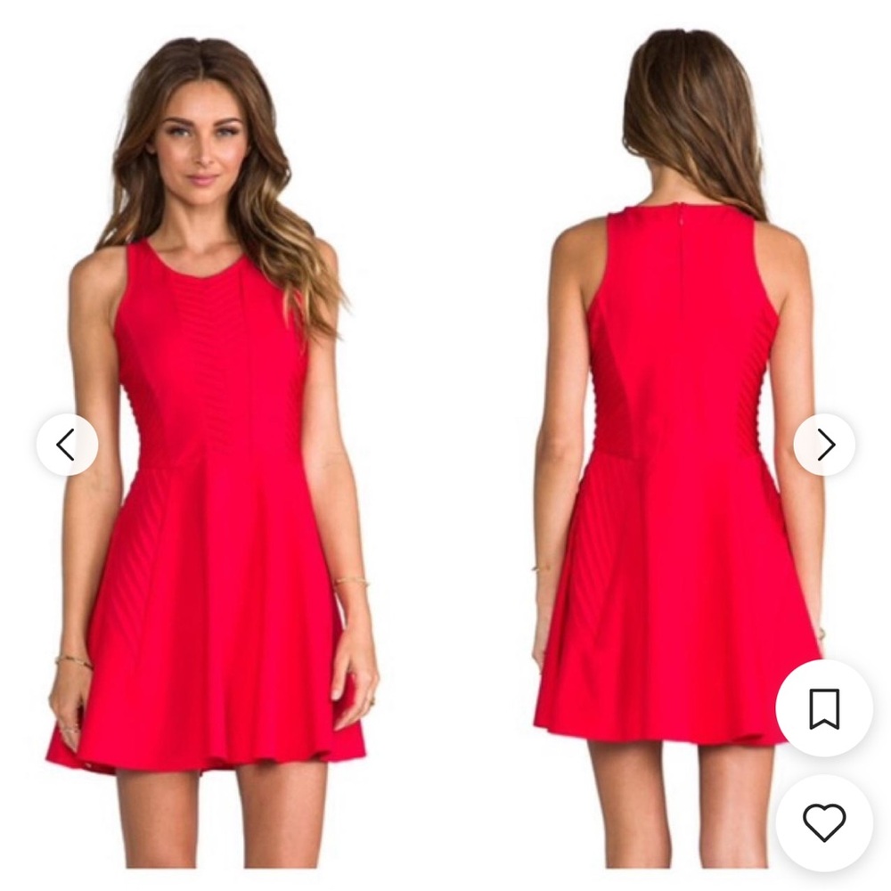 Parker Fay Fit and Flare Mini Dress